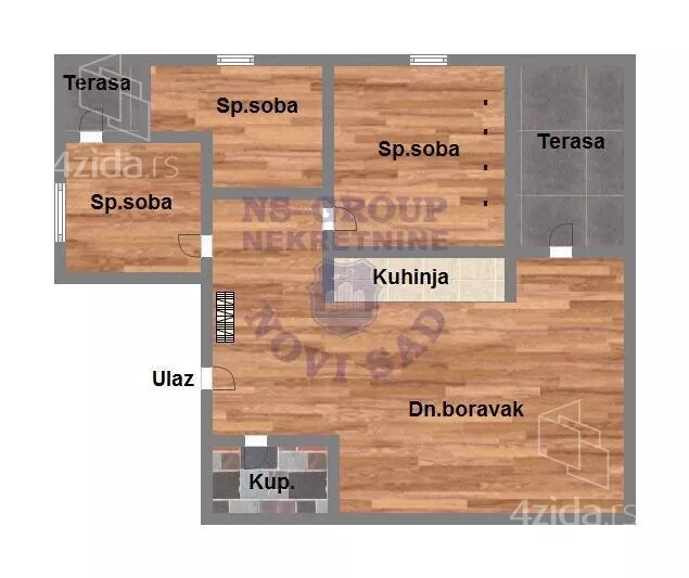 Troiposoban stan | 4zida