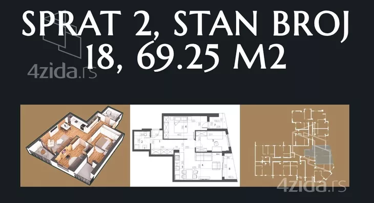 Dvosoban stan | 4zida