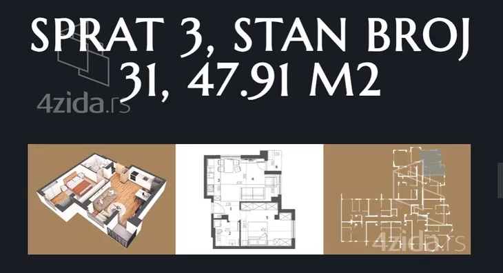 Dvosoban stan | 4zida