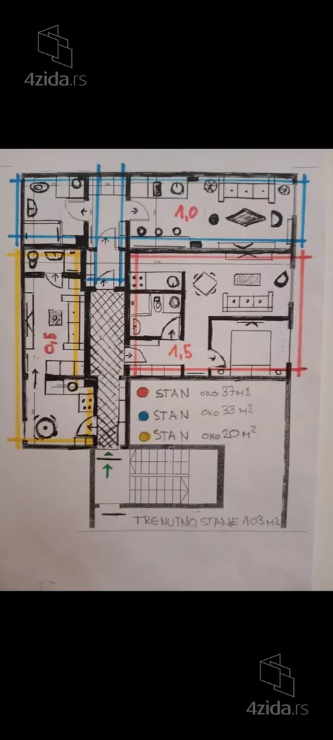 Trosoban stan | 4zida