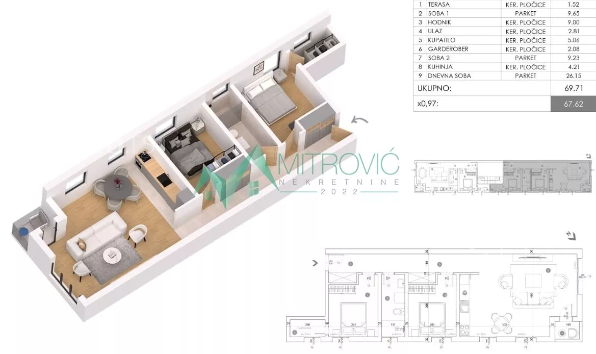 Dvoiposoban stan | 4zida