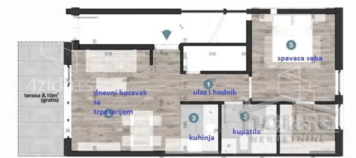 Dvosoban stan | 4zida