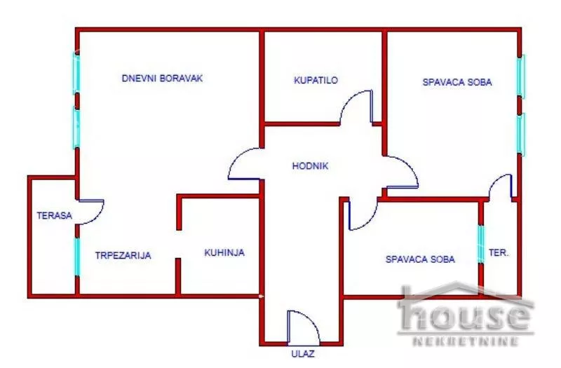 Trosoban stan | 4zida