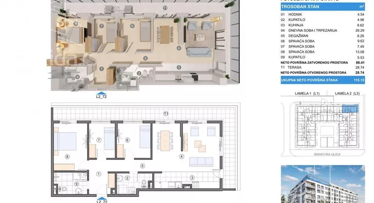 Četvorosoban stan | 4zida