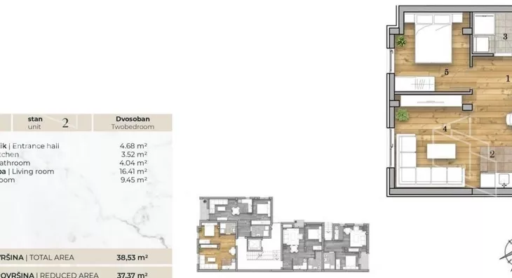 Dvosoban stan | 4zida