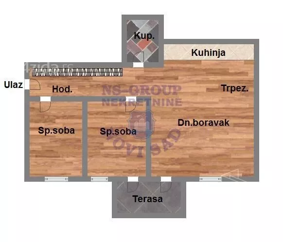 Trosoban stan | 4zida