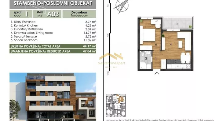 Dvosoban stan | 4zida