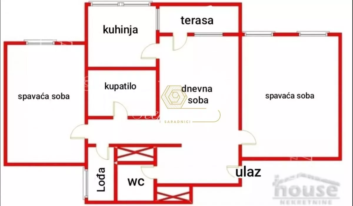 Trosoban stan | 4zida