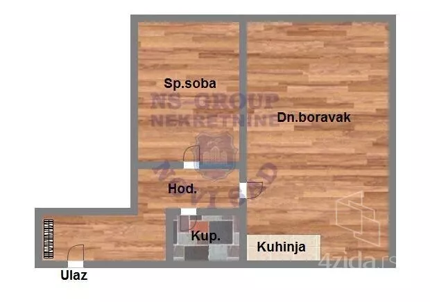 Jednoiposoban stan | 4zida