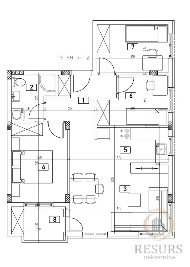 Četvorosoban stan | 4zida