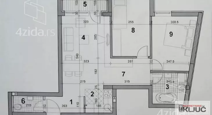 Trosoban stan | 4zida