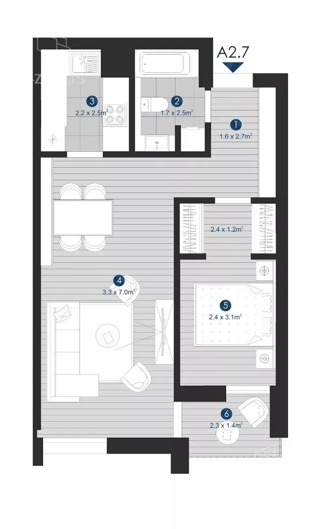 Dvosoban stan | 4zida