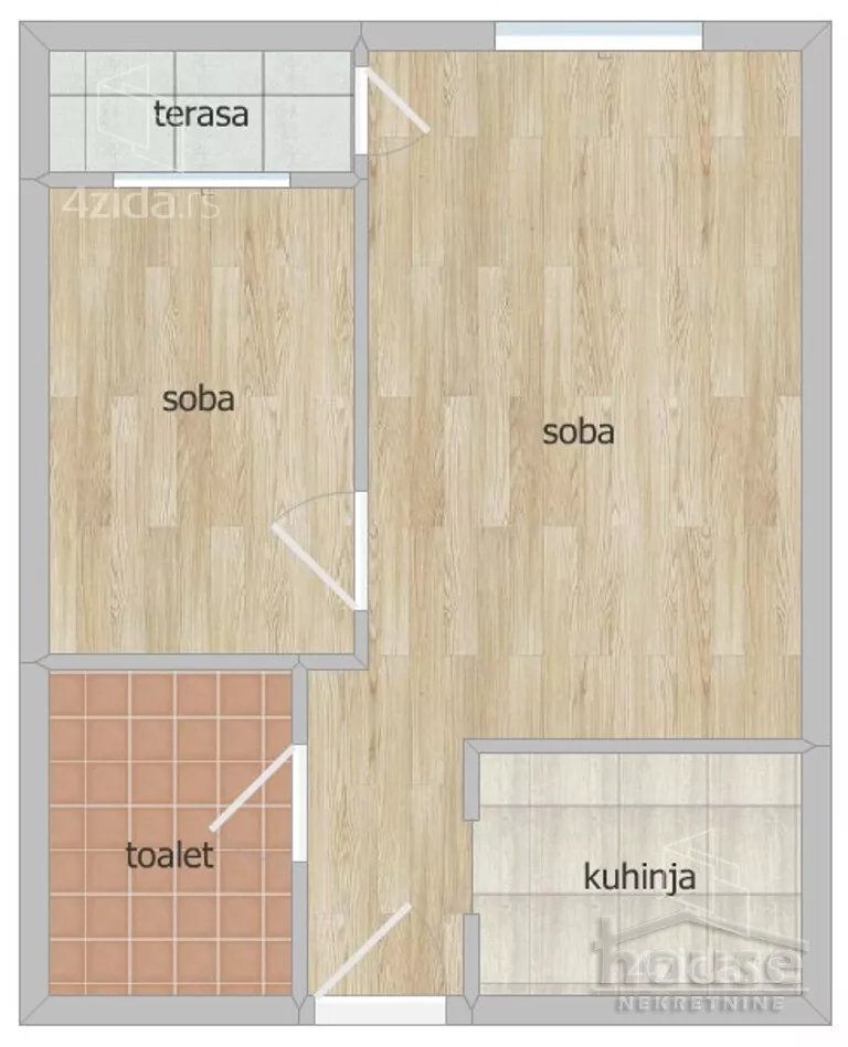 Jednoiposoban stan | 4zida