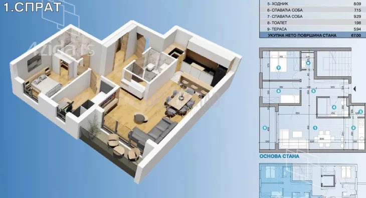 Dvoiposoban stan | 4zida