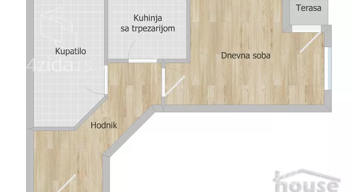 Jednosoban stan | 4zida