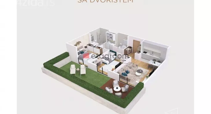 Trosoban stan | 4zida