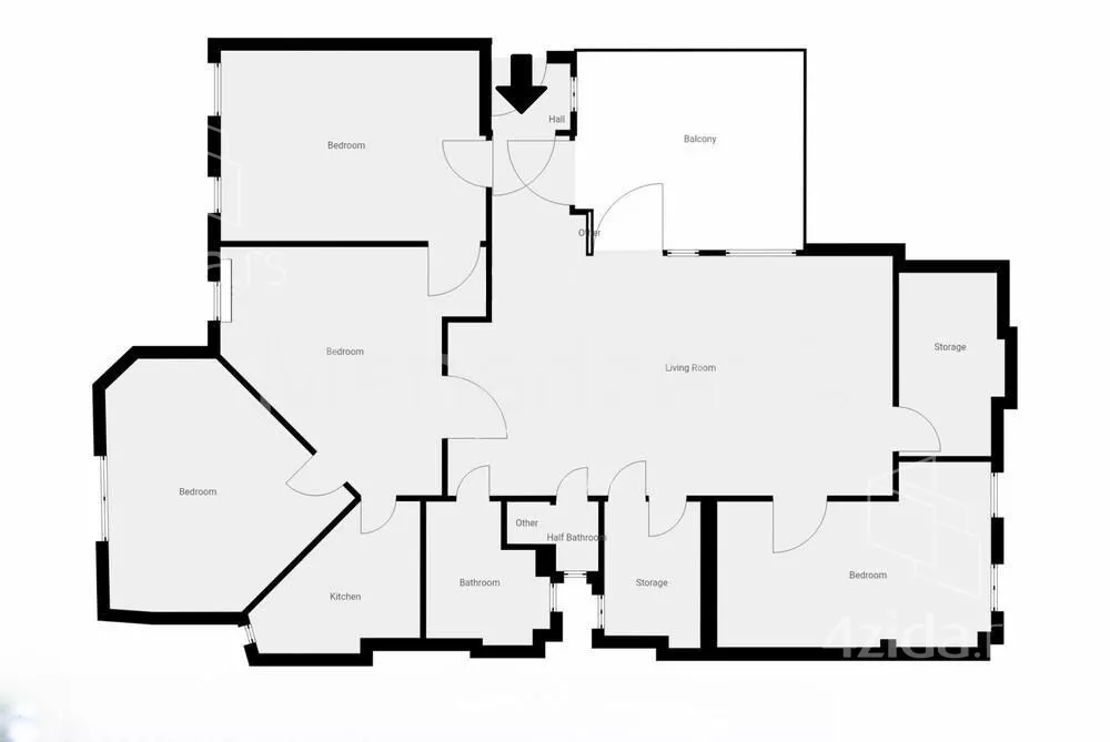 Petosoban stan | 4zida