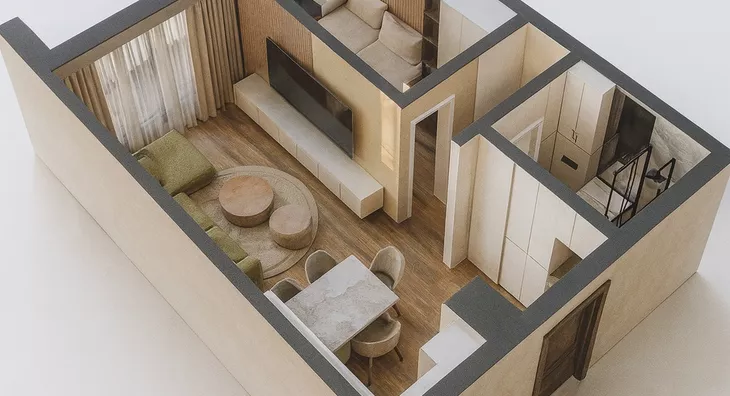 Jednoiposoban stan | 4zida