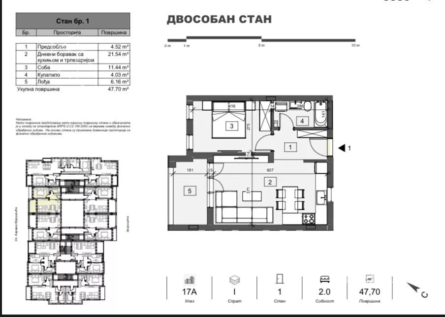 Dvosoban stan | 4zida