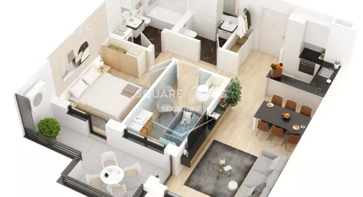 Trosoban stan | 4zida