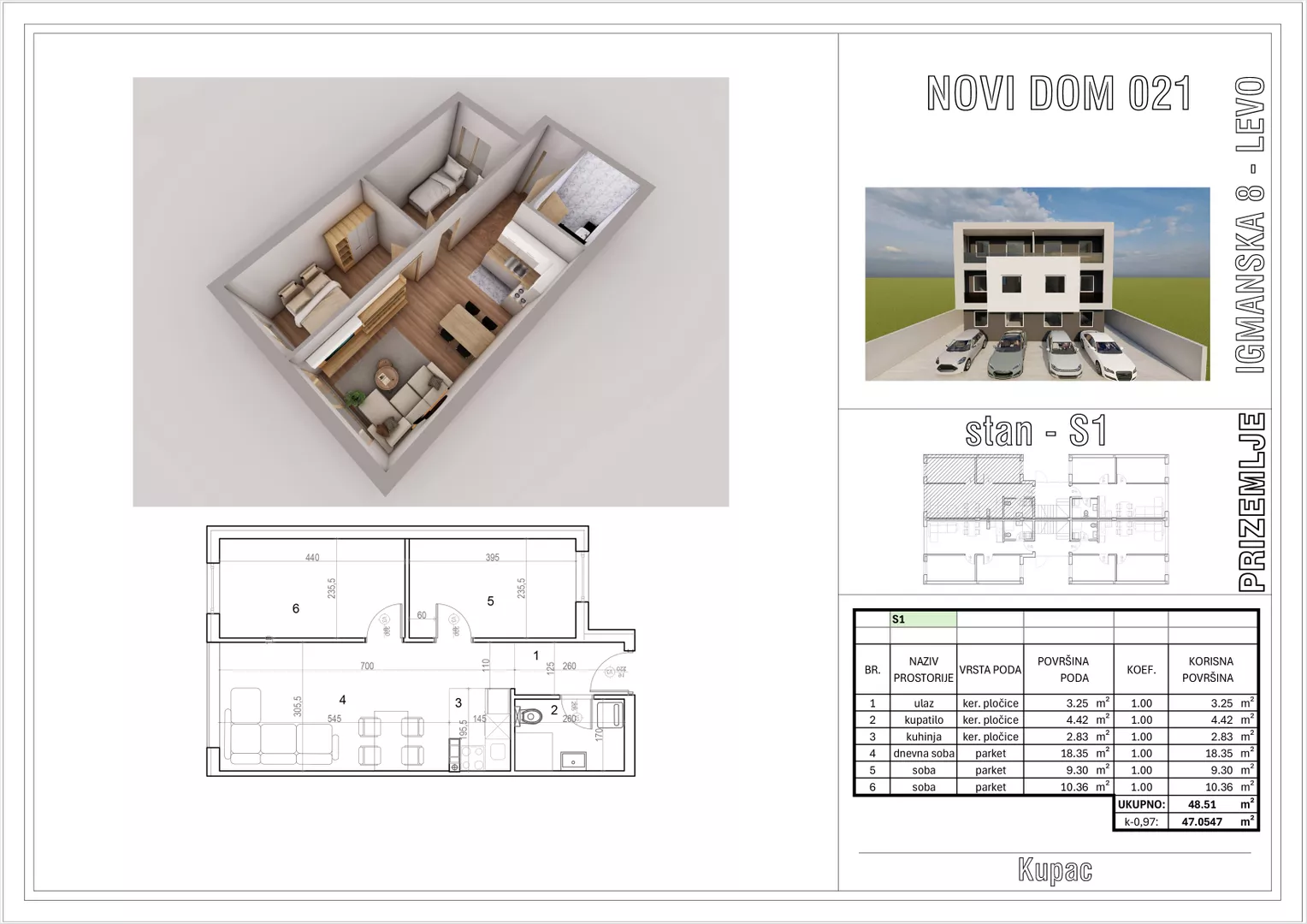 Dvoiposoban stan | 4zida