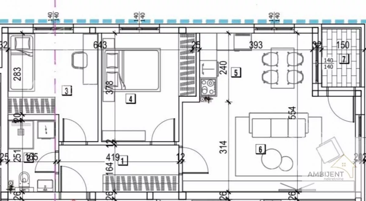 Trosoban stan | 4zida