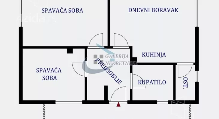 Trosoban stan | 4zida