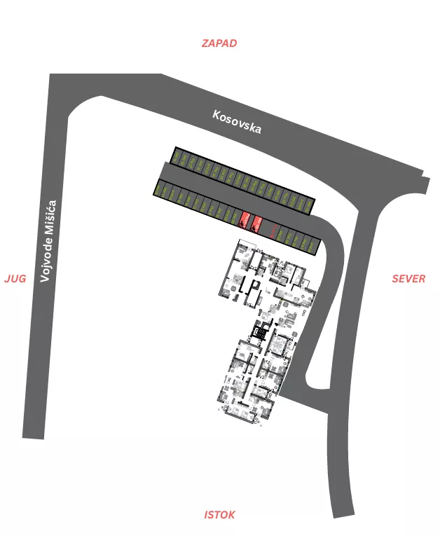 Parking u dvorištu | 4zida
