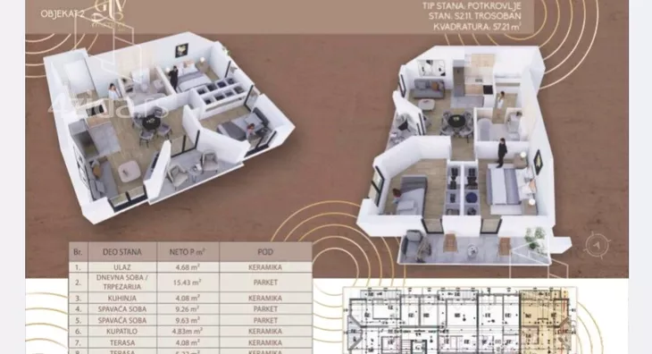 Dvoiposoban stan | 4zida
