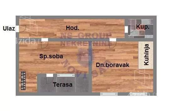 Jednoiposoban stan | 4zida