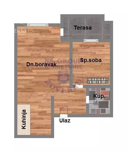 Dvosoban stan | 4zida
