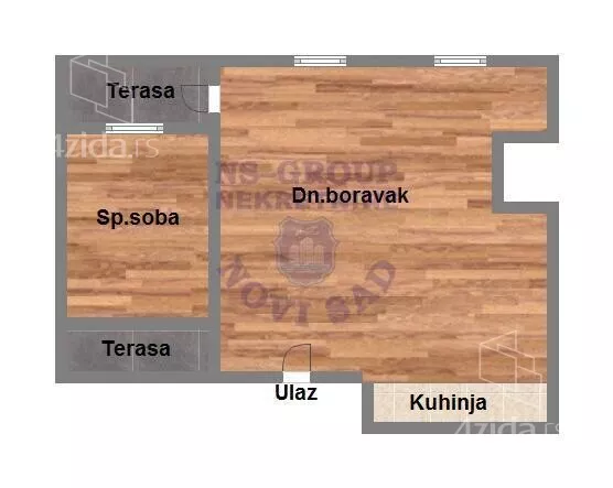 Dvosoban stan | 4zida