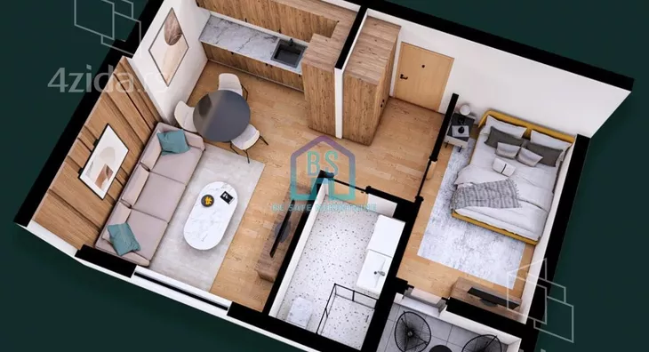 Jednoiposoban stan | 4zida