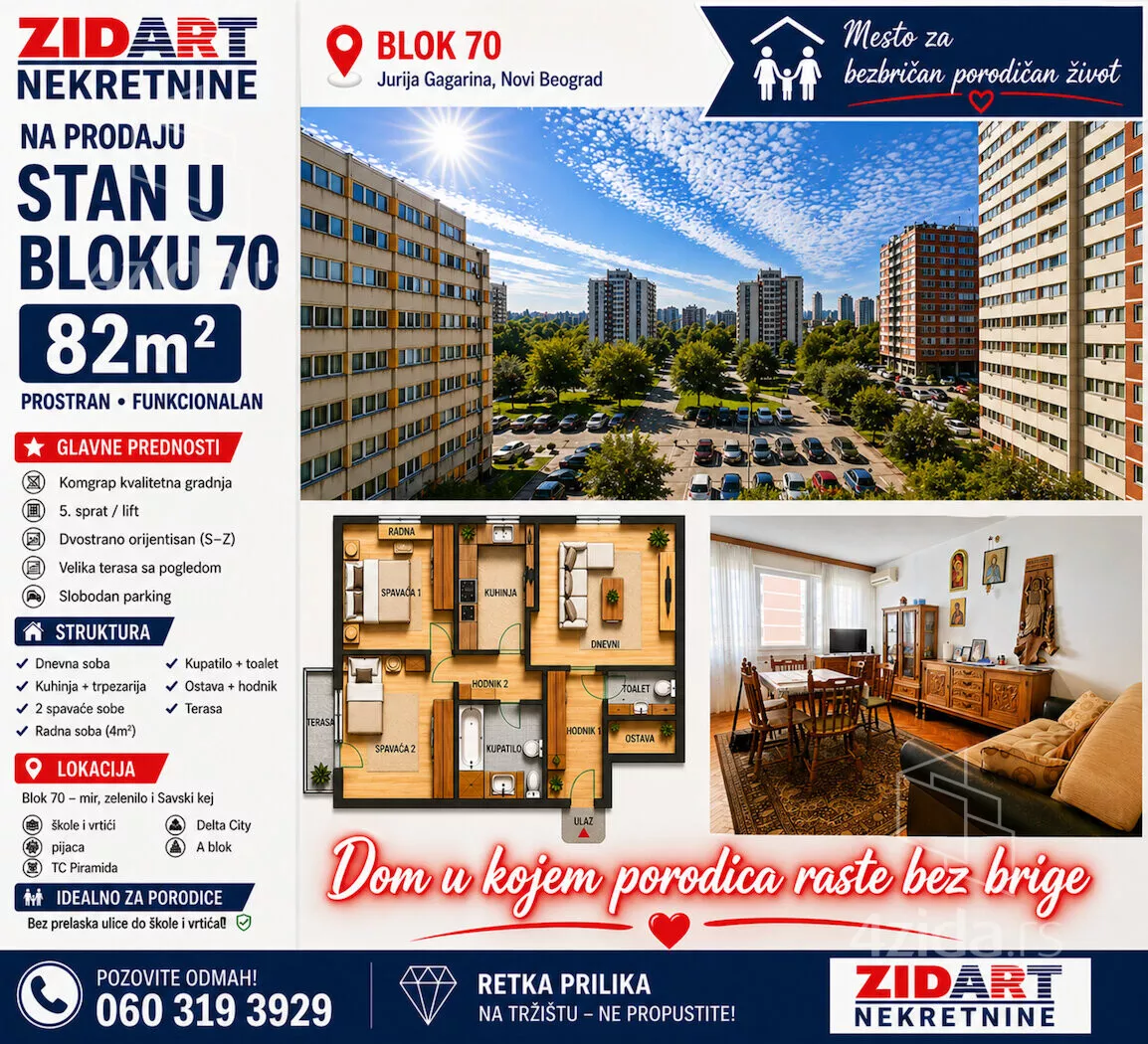Trosoban stan | 4zida