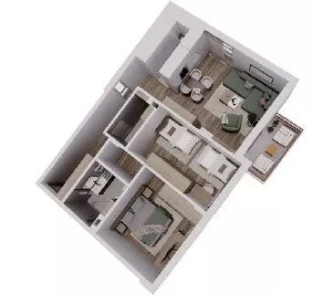 Dvoiposoban stan | 4zida