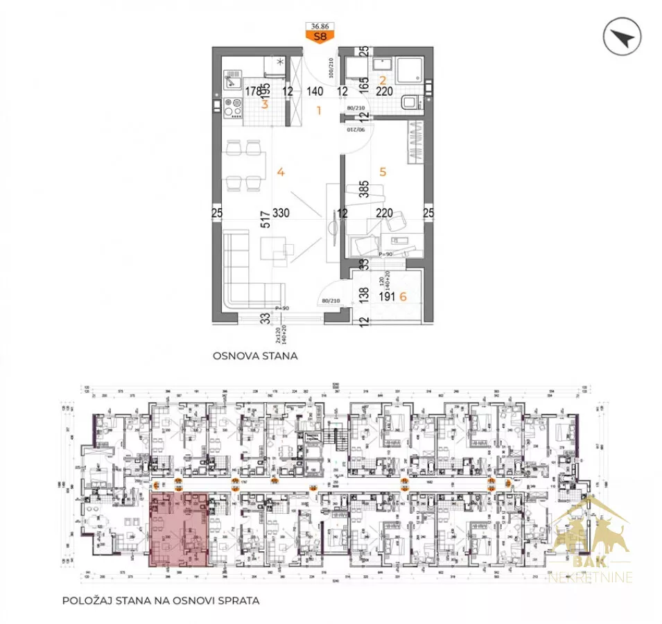 Dvosoban stan | 4zida