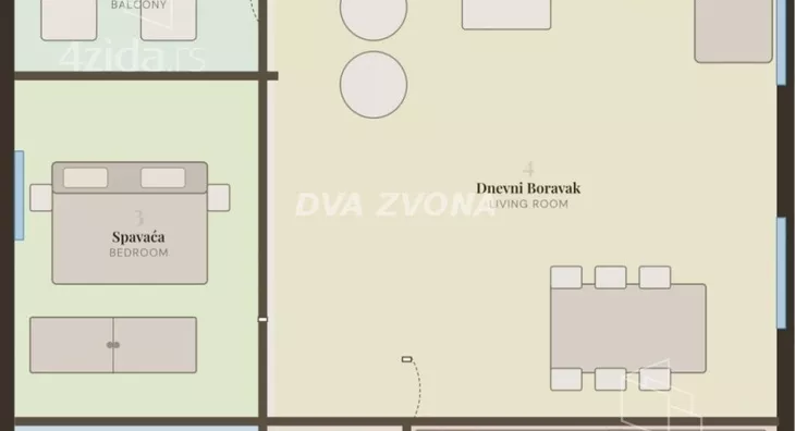 Dvosoban stan | 4zida