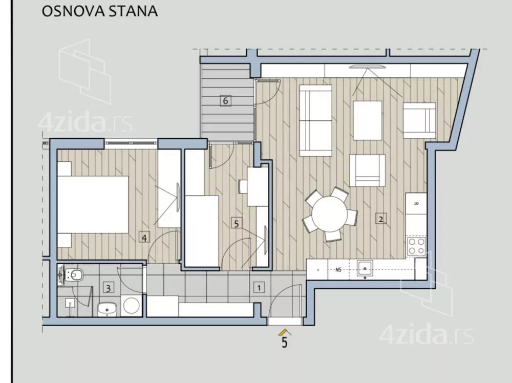 Dvoiposoban stan | 4zida