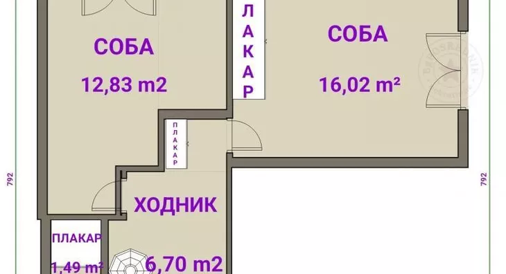 Trosoban stan | 4zida