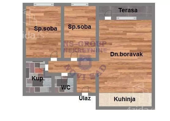Trosoban stan | 4zida