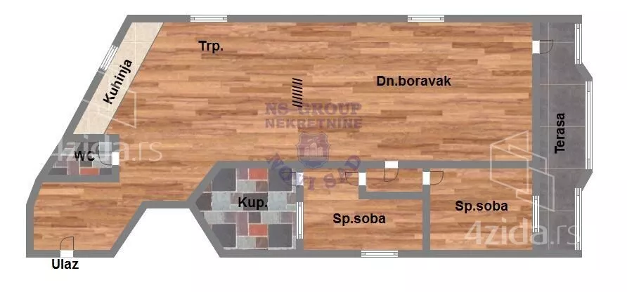 Trosoban stan | 4zida