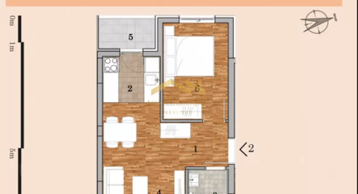 Dvosoban stan | 4zida