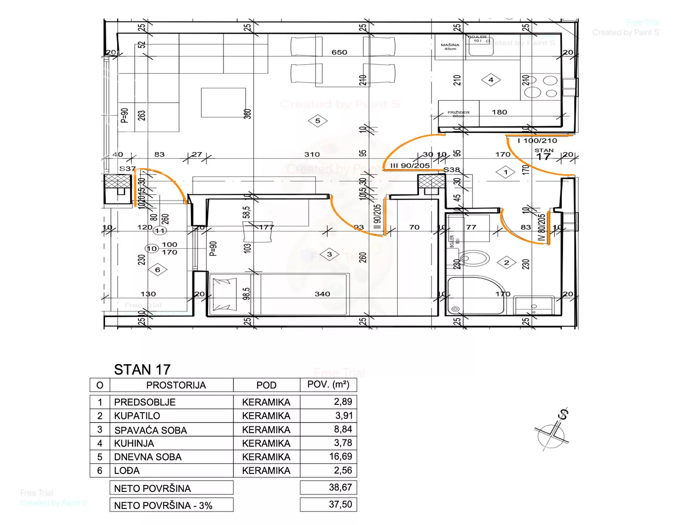 Jednoiposoban stan | 4zida