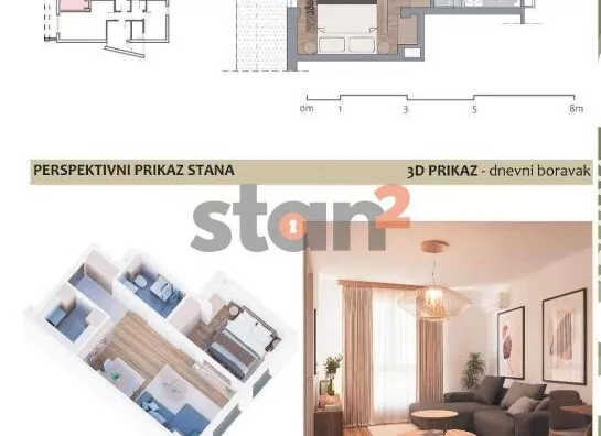 Jednoiposoban stan | 4zida