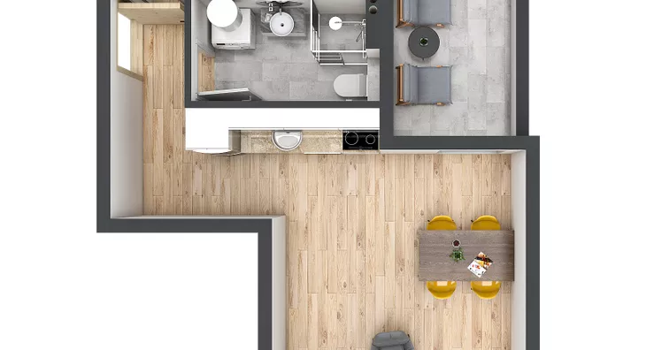 Jednoiposoban stan | 4zida