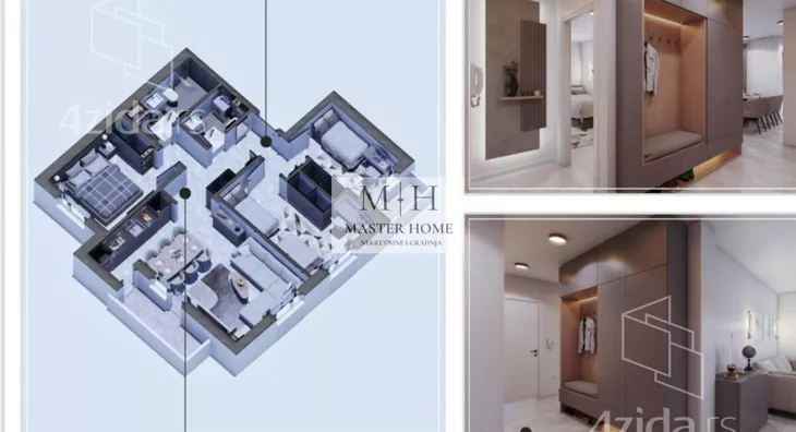 Trosoban stan | 4zida