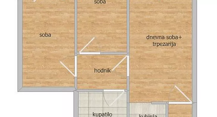 Trosoban stan | 4zida