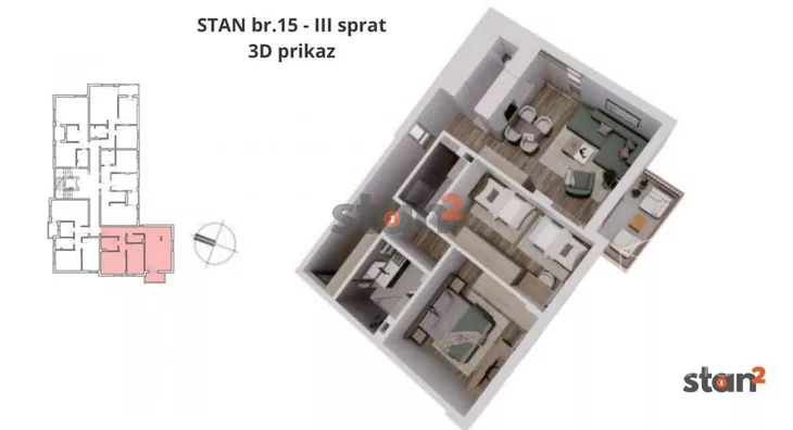 Dvoiposoban stan | 4zida