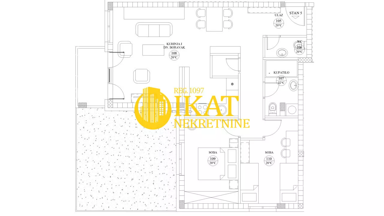 Trosoban stan | 4zida