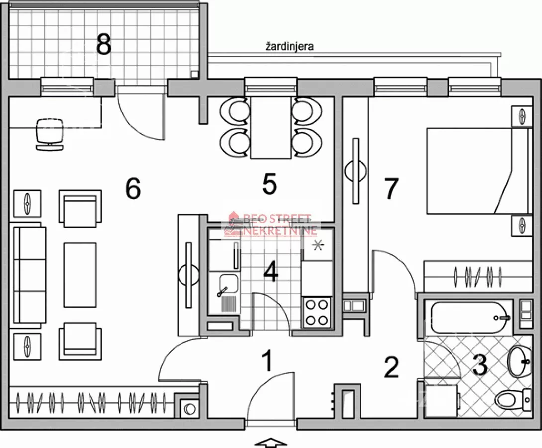 Dvosoban stan | 4zida